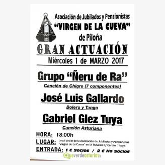 Gran actuacin: eru del Ra, Jos Luis Gallardo y Gabriel Gonzlez Tuya