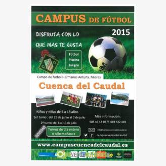 Campamento de verano - Campus de Ftbol Cuenca del Caudal 2015
