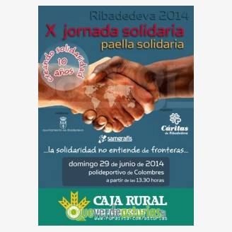 X Jornada Solidaria - Paella solidaria Ribadedeva 2014