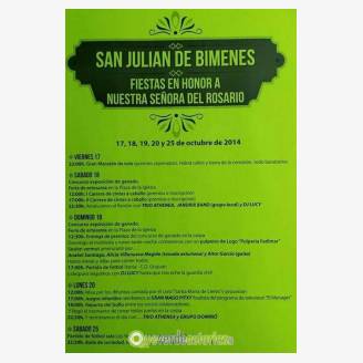 Fiestas en honor a Nuestra Seora del Rosario - San Julian de Bimenes 2014