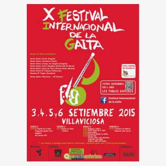 X Festival Internacional de la Gaita Villaviciosa 2015