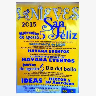 Fiestas de Las Nieves San Feliz 2015