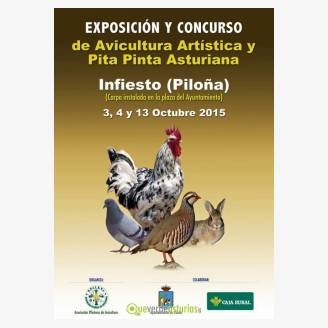 Exposicin y concurso de avicultura artstica y pita pinta asturiana Infiesto 2015