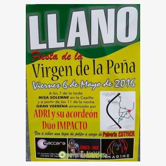 Fiesta de la Virgen de la Pea 2016 en Llano