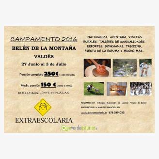 Campamento 2016 en Beln de la Montaa