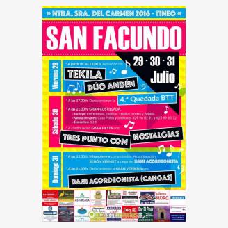 Fiestas de Nuestra Seora del Carmen en San Facundo 2016