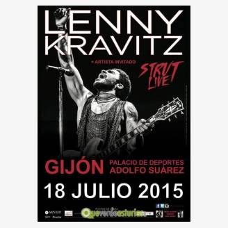 Lenny Kravitz en concierto en Gijn