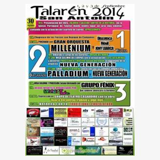 Fiestas de San Antoln - Talarn 2014