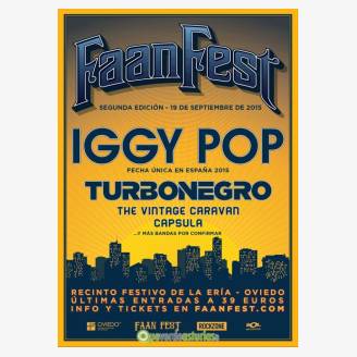 Faan Fest Oviedo - Iggy Pop - Conciertos de San Mateo 2015