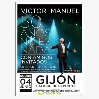 Victor Manuel en concierto en Gijn - 50 Aos no es nada