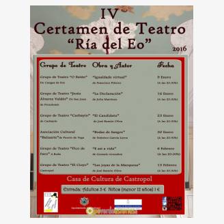 IV Certamen de Teatro "Ra del Eo" 2016