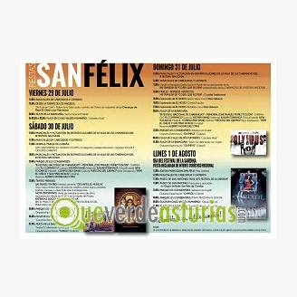 Fiestas de San Flix y Da de La Sarina Cands 2016