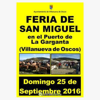 Feria de San Miguel en La Garganta 2016