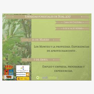 Jornadas Forestales de Boal 2017 - Segunda sesin