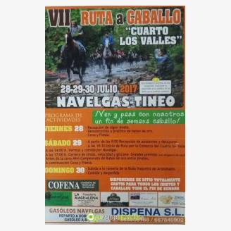 VII Ruta a Caballo "Cuarto Los Valles" en Navelgas