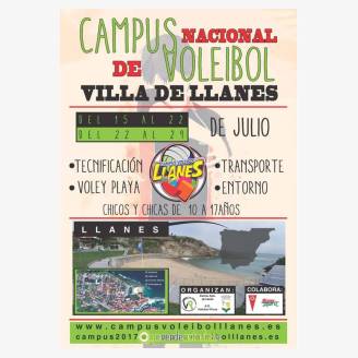 Campus Nacional de Voleibol Villa de Llanes 2017