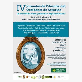 IV Jornadas de Filosofa del Occidente de Asturias. 20-29 de julio. Luarca - Pto de Vega - Navia - L