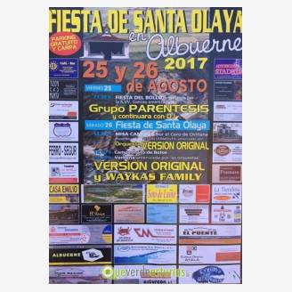Fiestas de Santa Olaya Albuerne 2017