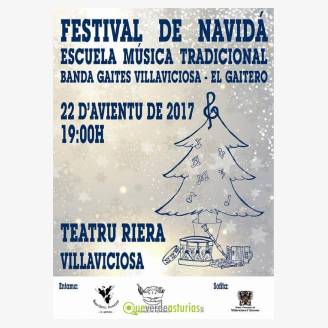 Festival de Navidad Escuela de Msica Tradicional Banda Gaites Villaviciosa- El Gaitero 2017