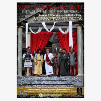 Va Crucis Viviente en Villanueva de Oscos 2018 - Semana Santa