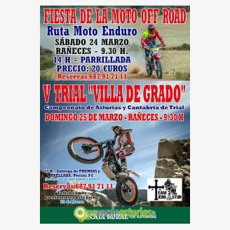 Fiesta de la Moto Off Road y V Trial "Villa de Grado" 2018