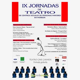 IX Jornadas de Teatro de Centros Sociales de Personas Mayores en Moreda 2018