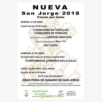 Fiestas de San Jorge 2018 en Nueva de Llanes