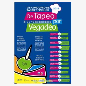 VIII Concurso de tapas y pinchos "De Tapeo por Vegadeo" 2016