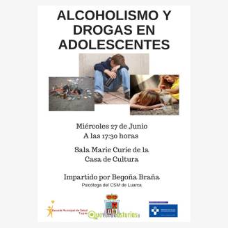Charla: Alcoholismo y drogas en adolescentes