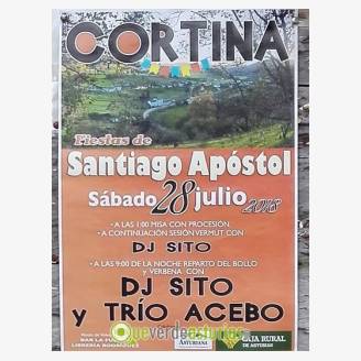 Fiestas de Santiago Apstol 2018 en Cortina