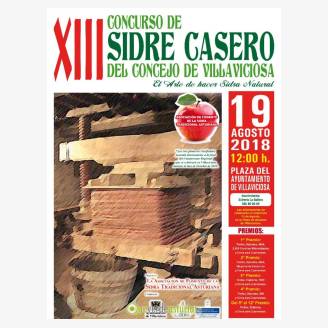 XIII Concurso de Sidra Casera del Concejo de Villaviciosa 2018
