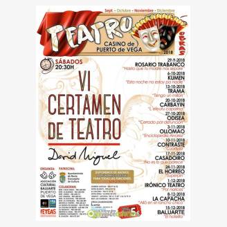 VI Certamen de Teatro David Miguel 2018 en Puerto de Vega