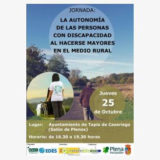 Jornada: La autonoma de las personas con discapacidad al hacerse mayores en el medio rural