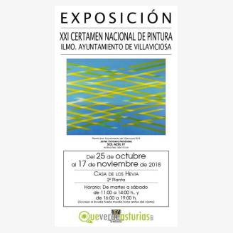 Exposicin del XXI Certamen Nacional de Pintura del Ilmo. Ayto. de Villaviciosa