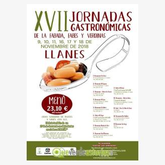 XVII Jornadas Gastronmicas de la Fabada, Fabes y Verdinas de Llanes 2018