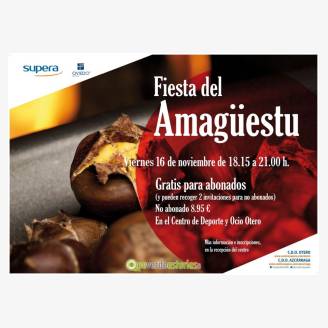 Fiesta del Amagestu 2018 en el Centro de Deporte y Ocio Otero