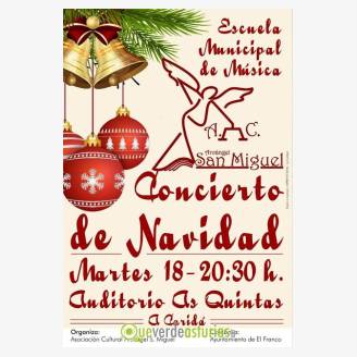 Concierto de Navidad 2018 de la Escuela Municipal de Msica Arcngel San Miguel