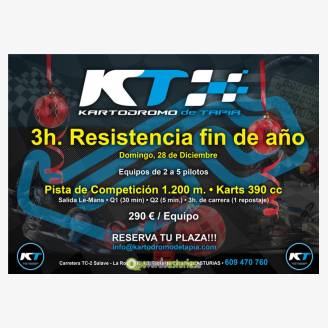 3h Resistencia Fin de Ao Kartodromo de Tapia 2014