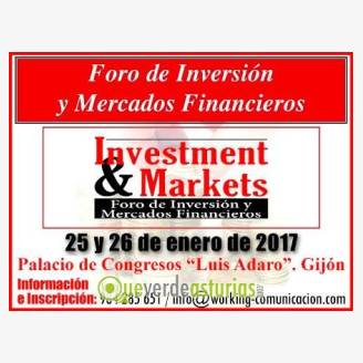 Investment&markets -  Foro de Inversin y Mercados Financieros 2016