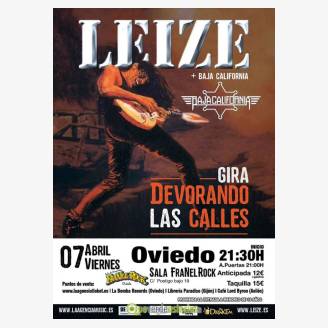 Leize en concierto en Oviedo - Gira Devorando Las Calles