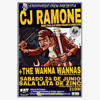 CJ Ramone + The Wana Wannas en la Lata de Zinc