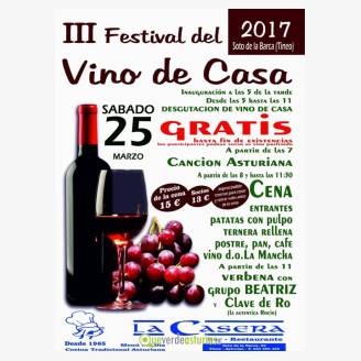III Festival del Vino de Casa 2017 en Soto de la Barca