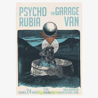 Psycho Rubia + The Garage Van en la Sala Acapulco