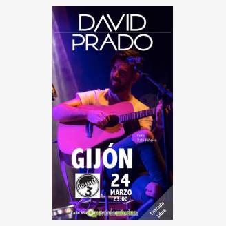 David Prado en concierto en Gijn