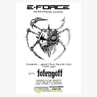 E-force playing Voivod + Totengott en la Lata de Zinc