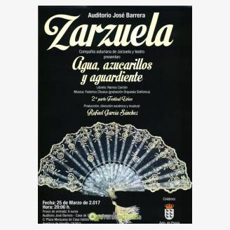 Zarzuela: Agua, azucarillos y aguardiente
