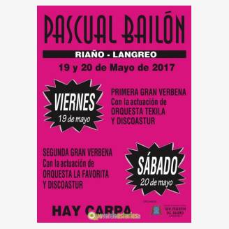 Fiestas de Pascual Bailn Riao 2017