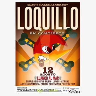 Concierto de Loquillo en Luanco 2017