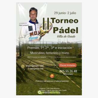 II Torneo de Pdel Villa de Grado 2017
