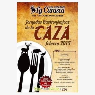 Jornadas gastronmicas de la Caza en Hotel Restaurante La Carasca